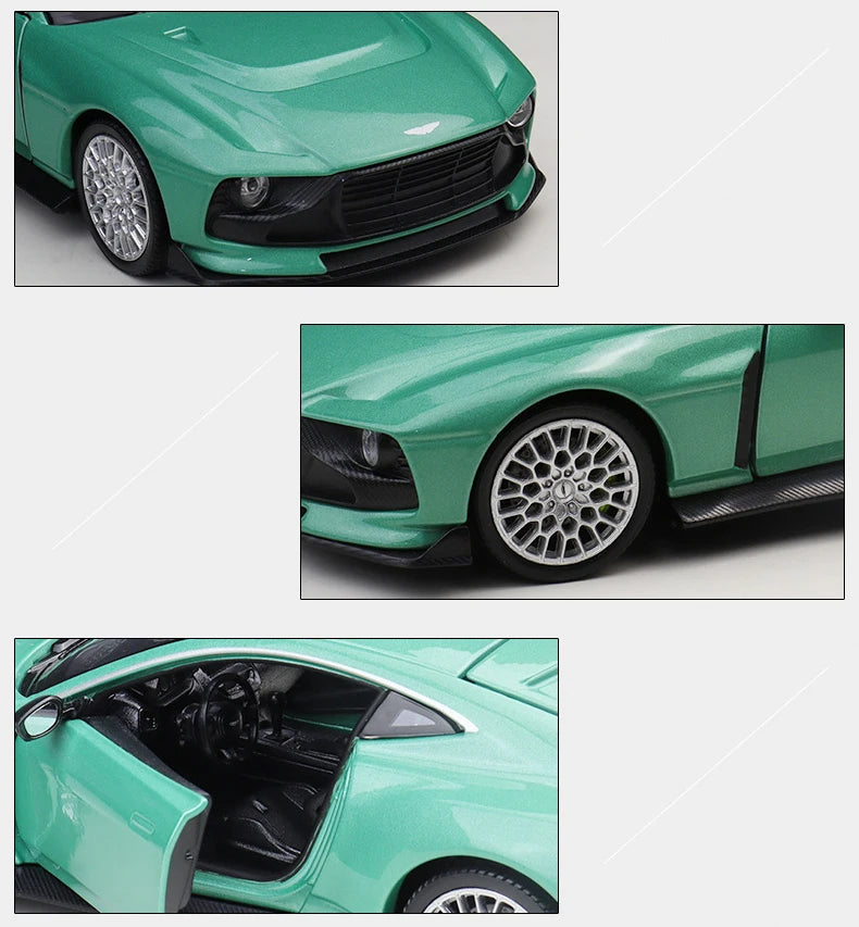 WELLY 1:24 Aston Martin Valour Supercar Alloy Car Diecasts & Toy Vehicles Car Model Miniature Scale Model Car Toy For Children