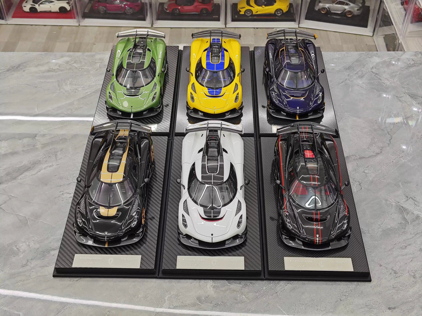 Frontiart Car Model 1/18 Koenigsegg Jesko Car Model Resin Model Limited Edition Cars Model Room Ornament Boy Collection Gift