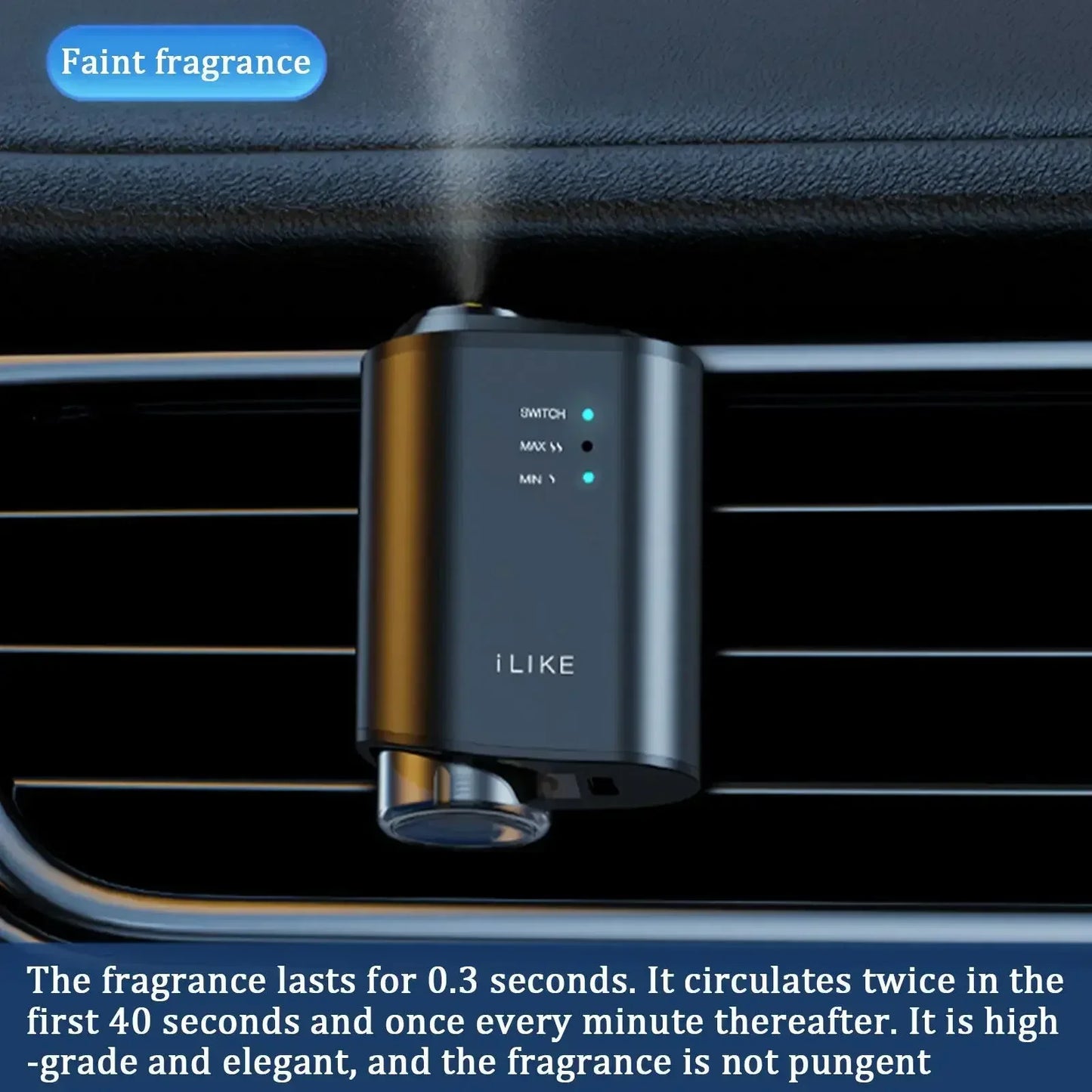Electric Auto Air Diffuser Aroma Car Air Vent Humidifier Vent Perfume Car Clip Aromatherapy Kit Air Freshener Diffuser
