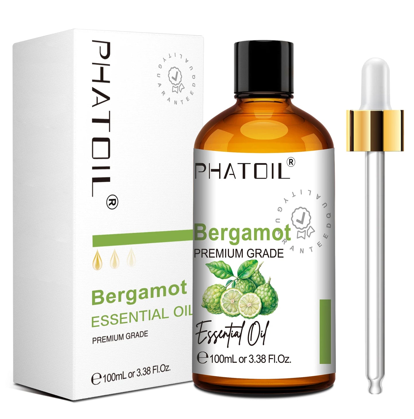 PHATOIL 100ml Pure Essential Oil For Skin Eucalyptus Peppermint Vanilla Tea tree Ylang Ylang Bergamot Aromatherapy Essential Oil