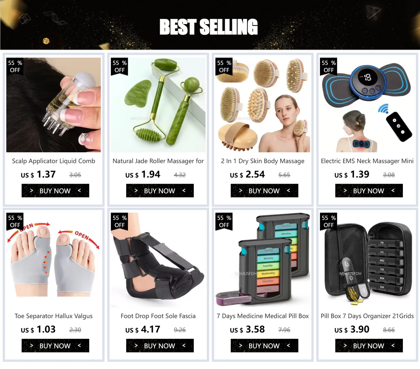 Eye Massage Roller Eye Cream Stick Applicator Cosmetic Spatula Anti Wrinkle Dark Circles Facial Spoon Gold Alloy Face Massager