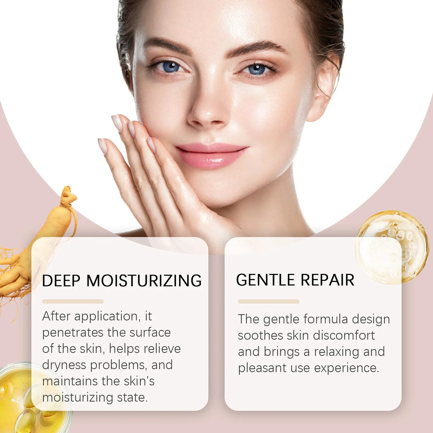 Hanchobit Korean Moisturizing Face Cream Rice Water Smooth Skin Barrier Repair Treatment Lightweight Anti-Aging Face Cream 50g