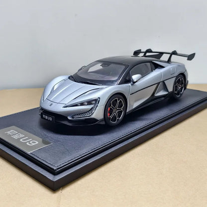 BYD YANGWANG U9 1:18 Official Alloy Car Model High-End Sport Coupe Collectible Vehicle Model For Enthusiasts