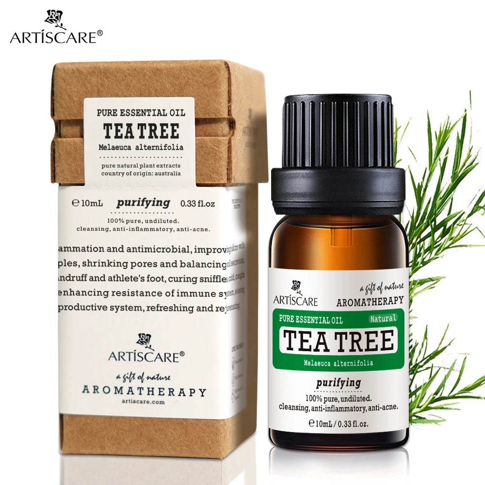 ARTISCARE pure tea tree essential oil 10mL blackhead Oil-control massage oil skin care cosmetics