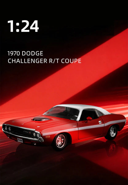 Maisto 1:24 Dodge Challenger R/T Coupe 1970 Alloy Car Diecasts & Toy Vehicles Car Model Miniature Scale Model