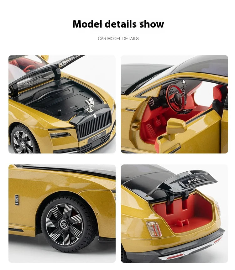 Rolls-Royce Shining 1:24 Alloy Model Toy Vehicle, Best Collection for Vehicle Enthusiasts, Gifts