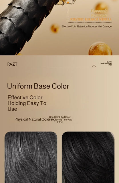 Disposable Hairdressing Pen Quick Hair Styling Hair Dye Comb Instant Gray Coverage Hair Color No Scalp Damage Hair Dye Stick