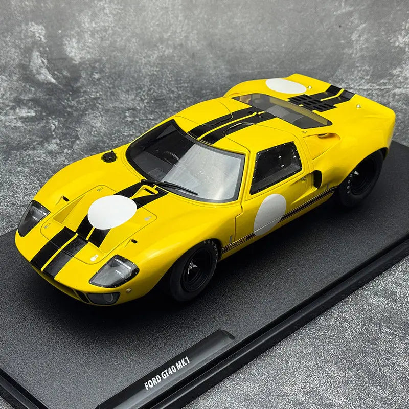 In Stock SOLIDO 1/18 Ford GT40 MK.1 1968 Classic Racing Car Diecast Model Collectible Vehicle Replica Adult Collection Display