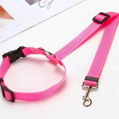 Adjustable Anti-Escape Pet Car Seat Belt Dog Cat Headrest Safety Restraint Rope Portable Travel Safety Leash For pets