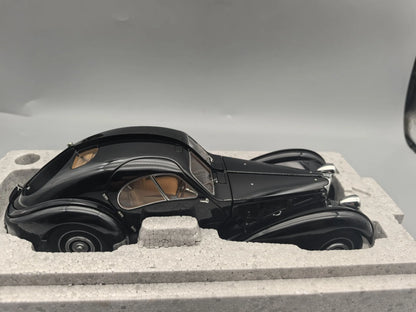 Autoart 1:18 57SC Atlantic 1938 Black Simulation Limited Edition All Open Alloy Metal Static Car Model Toy Gift