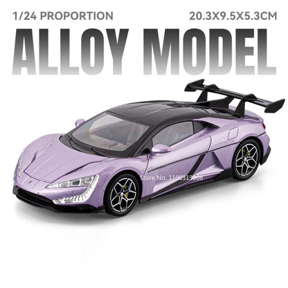 BYD YANGWANG U9 1:24 Cars Miniature Models Toys Wheel Shock Absorption Light Music Supercar
