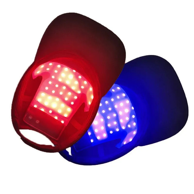 LED Red Light Therapy Cap Hair Growth Helmet Diode Laser Hat Light Therapy Cap for Hair Regrowth and Hair Loss Treatment