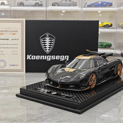 Frontiart Car Model 1/18 Koenigsegg Jesko Car Model Resin Model Limited Edition Cars Model Room Ornament Boy Collection Gift