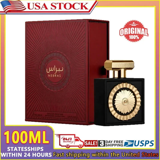 NEBRAS Perfume Man And Woman Middle East Arab Long Lasting Fragrance Arabian Unisex Parfum For Men Top Quality Cologne Perfumes