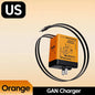 120W GaN Fast Charger With Retractable Type-C Cable Portable PD Mobile Phone Adapter For iPhone 17 16 Pro Samsung Xiaomi Huawei