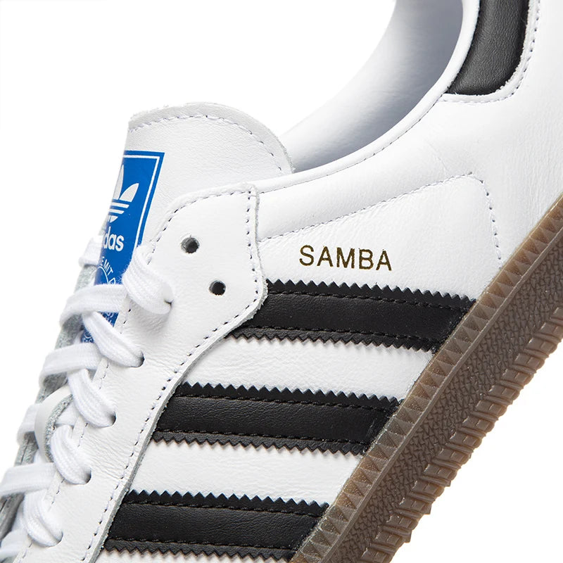 Adidas Men's and Women's Shoes Trefoil Samba Og Low-Top Sneakers Comfortable Sports Casual Shoes B75806