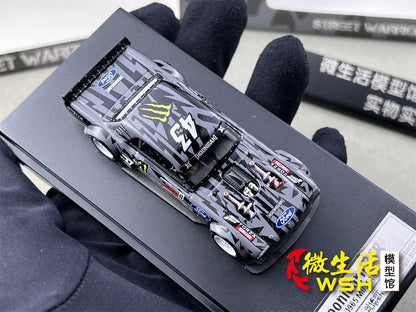SW 1:64 Ford Mustang Hoonicorn RTR KamaZ Modified Trailer Simulation Static Alloy Car Model Gift Toy.