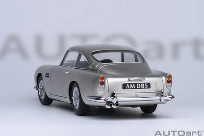 Autoart 1/18 ASTON MARTIN DB5  ABS 007/Goldfinger Bond , door full open sports car model static decoration collection