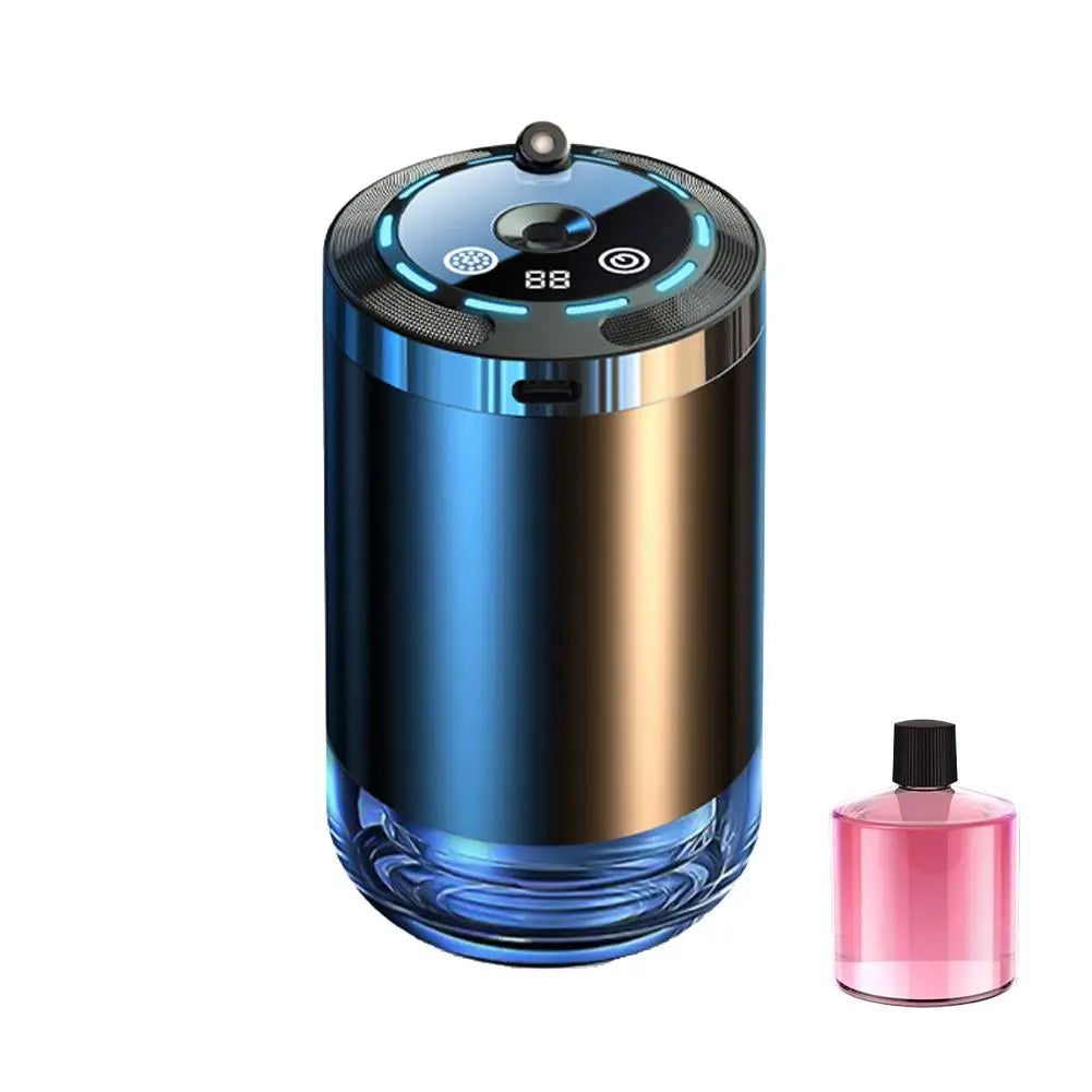 Car Electric Air Diffuser Aroma Car Air Vent Humidifier Mist Aromatherapy Air Freshener Removing Odor Eliminator Rechargeable