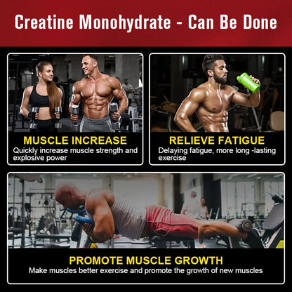 GPGP GreenPeople Creatine Monohydrate Powder Creatine Powder Muscle Recovery Muscle Builder for Men & Women Workout Supplements
