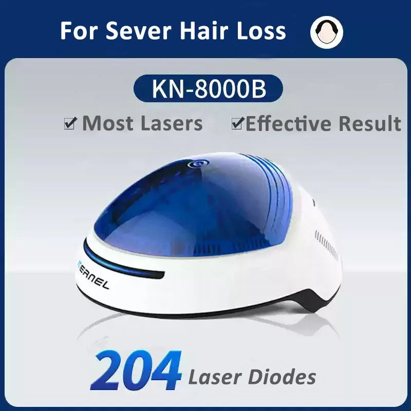 CE Approved Kernel KN-8000B Red Light Therapy Laser Hair Growth Cap Helmet For Hair Restoration