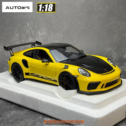 AUTOART 1/18 Porsche 911 (991.2) GT3 RS Weissach Package Car model  Send to a friend  Personal collection Static ornament