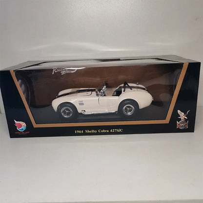 Luying 1:18 Scale Alloy 1964 Shelby Cobra 427S/C Miniature Toy Classic Car Simulation Diecast Model Souvenir Display Collection