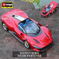 New Bburago 1:18 Ferrari Daytona SP3 Red Matte White Supercar Sports Alloy Car Model Static Die Cast Vehicles Collectible Toys