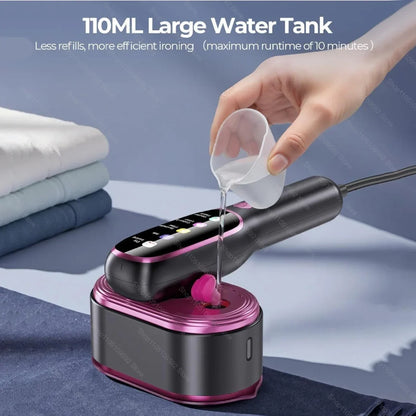 Portable Steamer Iron Steam Hanging Iron Professional Handheld 1200W Household Heating Portable Garment Steamer Clothing Surface