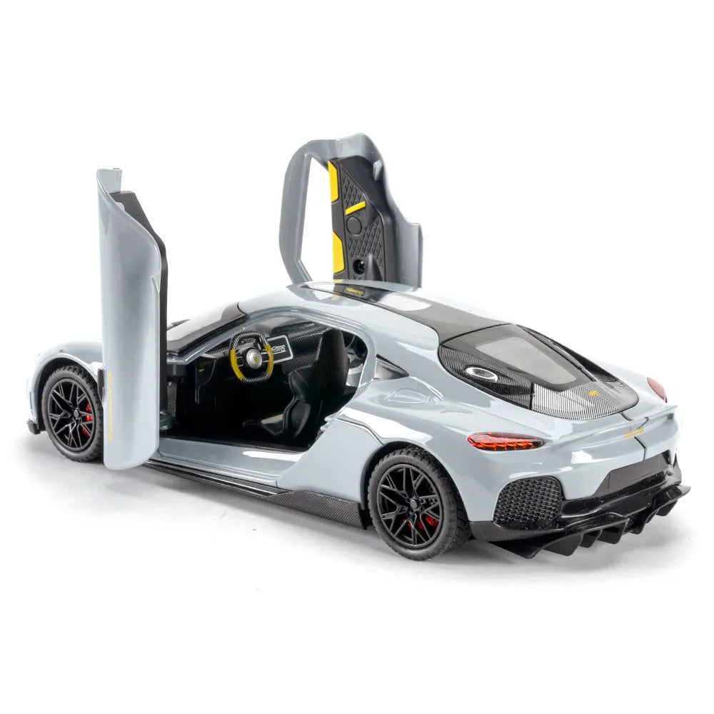 Koenigsegg Gemera 1:24 Car Alloy Diecast Model Collect Hobby Model Ornaments Gift For Friend Pull Back Toy New Style Sports Car