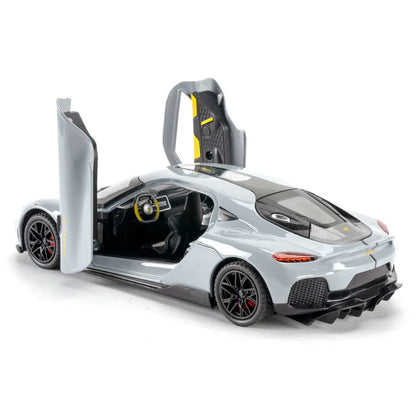 Koenigsegg Gemera 1:24 Car Alloy Diecast Model Collect Hobby Model Ornaments Gift For Friend Pull Back Toy New Style Sports Car