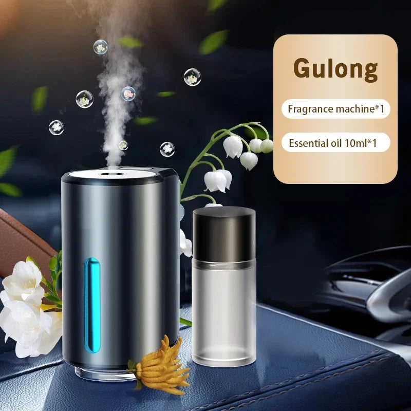 Car Air Vent Aromatherapy Humidifier Portable Electric Mist Diffuser Auto Odor Removal Freshener