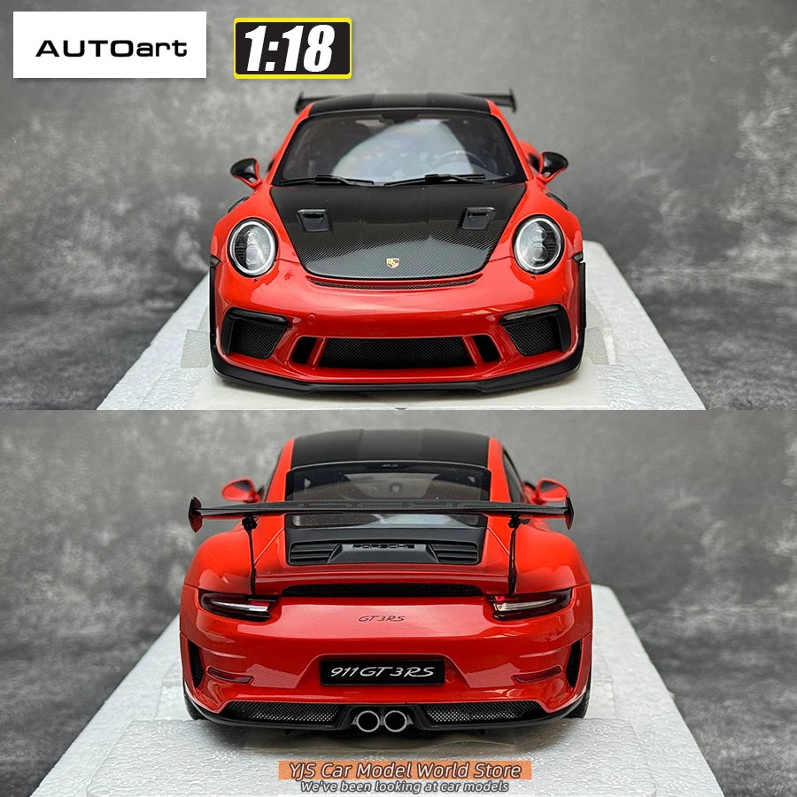 AUTOART 1/18 Porsche 911 (991.2) GT3 RS Weissach Package Car model  Send to a friend  Personal collection Static ornament