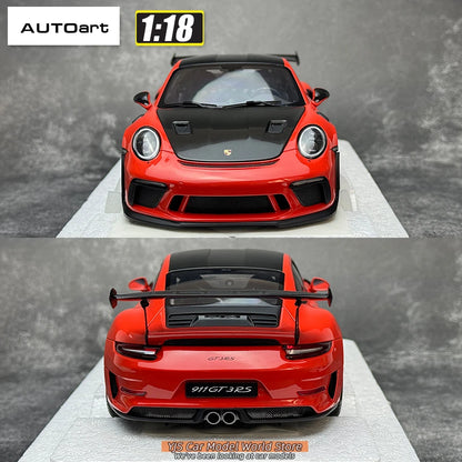 AUTOART 1/18 Porsche 911 (991.2) GT3 RS Weissach Package Car model  Send to a friend  Personal collection Static ornament