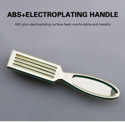 Soft Hair Cleaning Brush Barber Plastic Handle Retro Neck Duster for Salon Hairdressing Styling Tool to Remove Comb Breaks