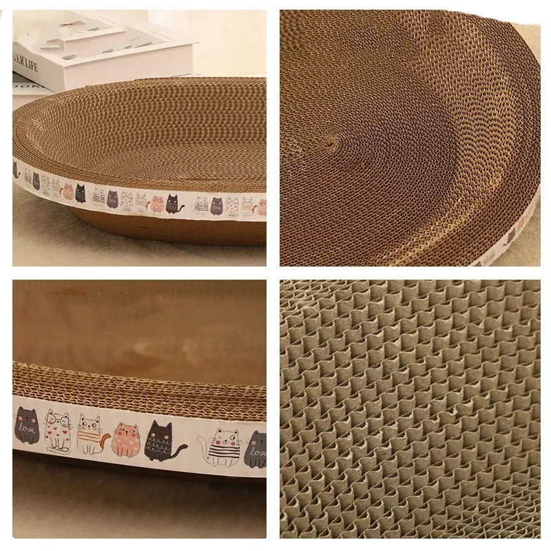Cat Interactive Toy Rascador Para Gatos Cat Scratching Board Cat Scratcher Corrugated Cardboard Claw Grinding Cat Bed Nest