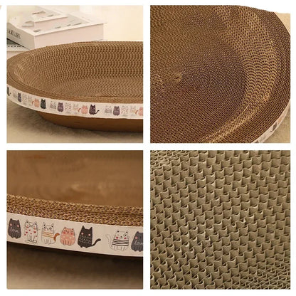 Cat Interactive Toy Rascador Para Gatos Cat Scratching Board Cat Scratcher Corrugated Cardboard Claw Grinding Cat Bed Nest