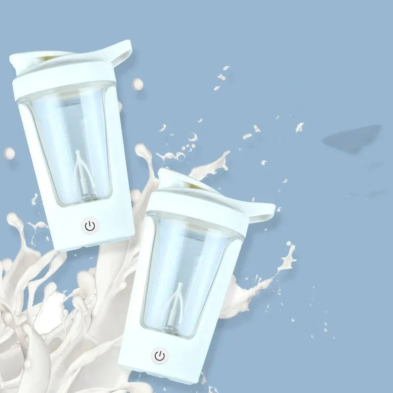 Electric Blenders 450ML Cup Portable Protein Powder Shaker Bottle Mixing Cup Rechargeable Coffee Milk Cup Sports Fitness Kettle