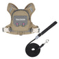 Dog Cat Harness and Leash Set, Reflective Adjustable Pet Vest with Backpack  for Small Medium dogs