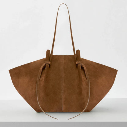 Custom Name Initials Large Capacity Faux Suede Tote Bags For Women Luxury Designer Handbags Purses New In Underarm Shoulder