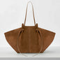 Custom Name Initials Large Capacity Faux Suede Tote Bags For Women Luxury Designer Handbags Purses New In Underarm Shoulder
