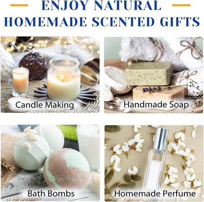 HIQILI 100% Tea Tree Essential Oil 100ml for Aromatherapy Massage DIY Beauty Skin Hair Relaxation Lavender Ginger Sandalwood