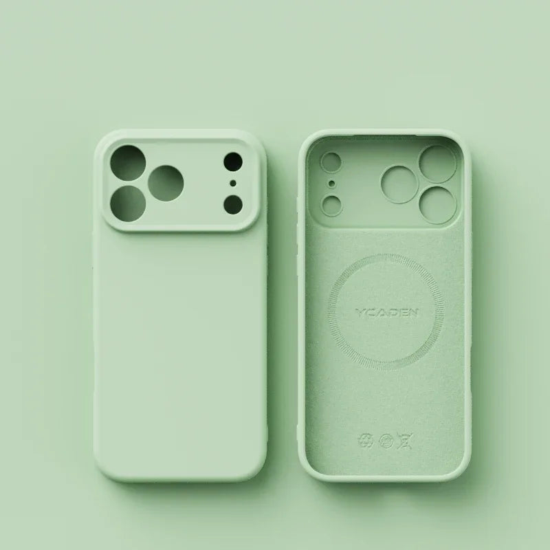 Official Liquid Silicone Magnetic Case For iPhone 17 Air 16 Plus 15 14 13 12 Pro Max  For Magsafe Wireless Charge Matte Cover