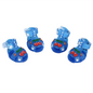 4Pcs/Set Cartoon Dog Summer Jelly Sandals Non-slip Adjustable Breathable Dog Shoes Waterproof Wear-resistant Dog Paw Protector