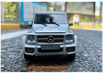 AUTOART 1:18 G63 2017 Car model SUV  Personal collection of holiday gifts