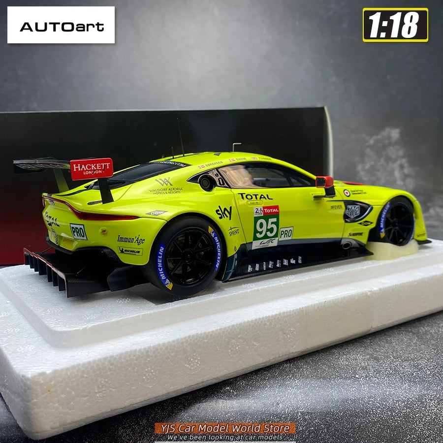 AUTOart 1/18 SCALE Aston Martin Vantage GTE Le Mans Pro 2018 Car model Static collection Furniture for display
