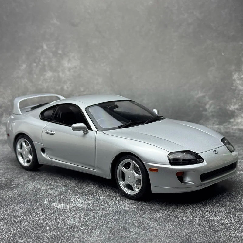 WHELART Diecast model 1/18  Ty SUPRA A80 Metal Car model Static display collection holiday gifts
