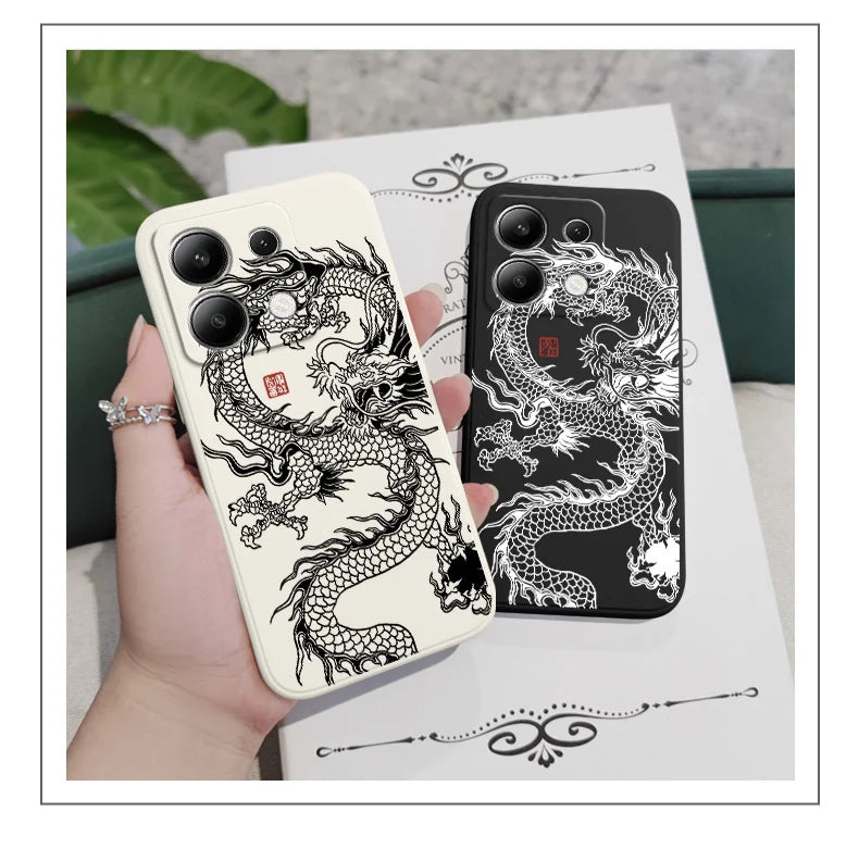 Good Luck Dragon Phone Case For Xiaomi Redmi Note 15 Pro Plus 15 15C 4G 5G Silicone Cover
