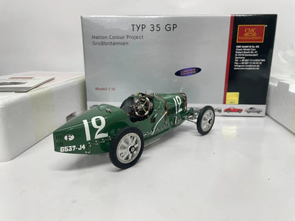 CMC 1:18 Typ35 GP #12 Simulation Limited Edition All Open Alloy Metal Static Car Model Toy Gift