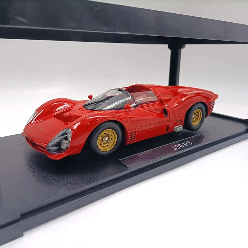 F 330 P3 4.0L V12 Scale1:18 Two-door Coupe Simulation Alloy Car Model Display Collectible Toy Gift Souvenir Decration